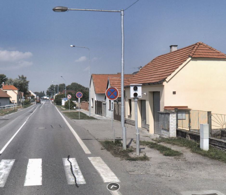 stacionární radar - Starý Vestec.JPG