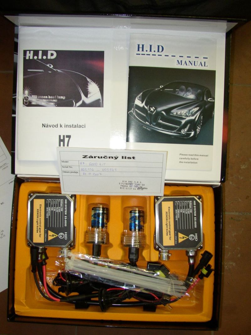 Sada HID H7 6000K