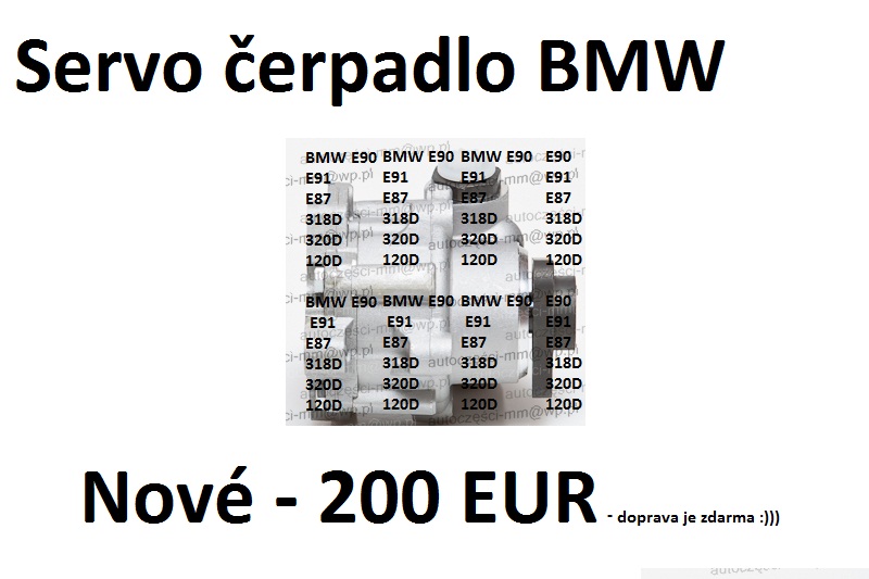 Servo čerpadlo BMW E90 E91 E87 318D 320D 120D